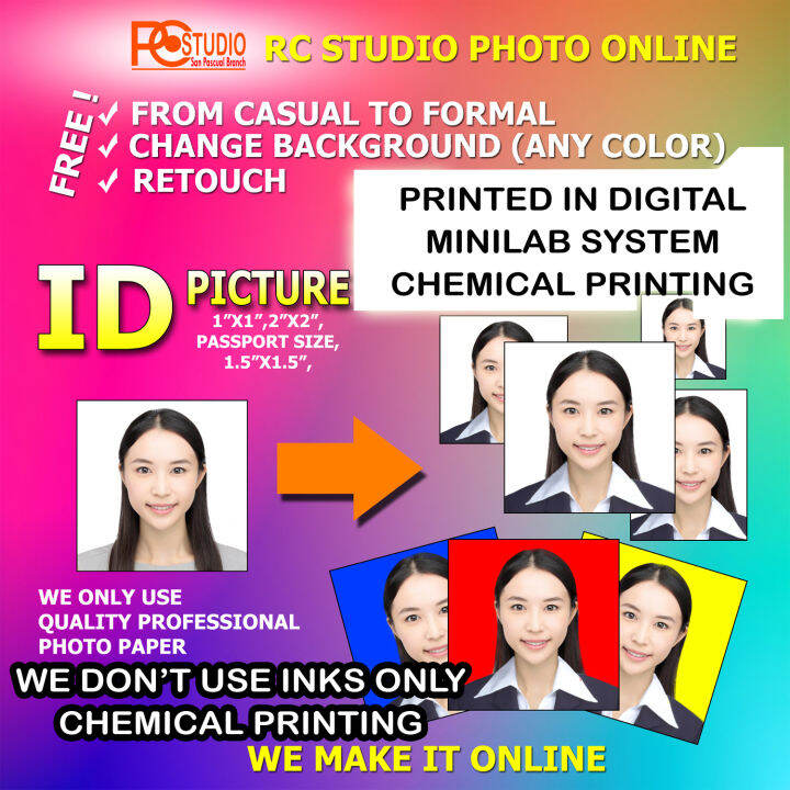 Id Picture Package 1x1 15x15 Passport Size 2x2 Lazada Ph 6059