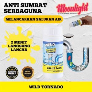 Serbuk Pembersih Pipa Mampet Bubuk Anti Sumbat Toilet Wastafel Wor Tornado Wild / Serbuk Anti Mampet