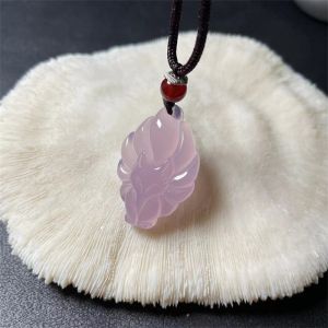 2026 Nine Tailed Fox Queen Real Jade Stone Necklace Pendant Healing Crystal Charm Protection Amulet