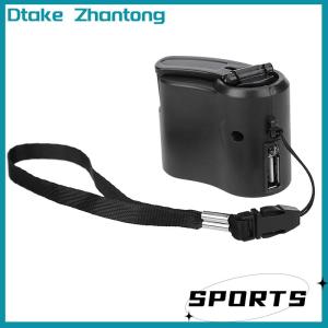 Dtake Emergency Outdoor Hand Crank Power Dynamo Emergency Charger 5.5V Travel Charger Outdoor Survival Accessories
