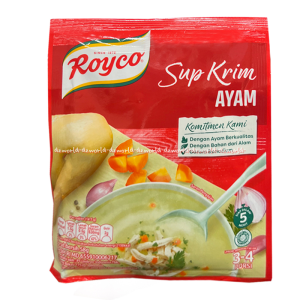 Royco 44gr Sup Krim Kepiting & Jagung 2-3 Porsi dan Sop Cream Ayam 3-4 Porsi Bumbu Instan Roiko