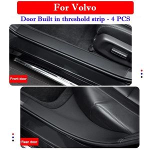 Kaly For Volvo XC40 XC60 XC90 S60 S90 Car Door Sill Sticker Pasting Protector Threshold Strip Anti Scratch Waterproof Film 4Y1Z7