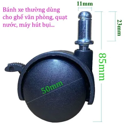 Bánh xe nhựa ghế văn phòng cao cấp bánh xe ghế xoay-CA666