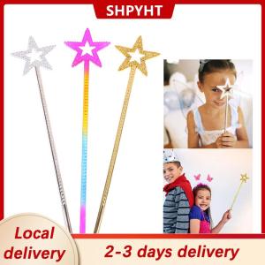 [COD] SHPYHT Local delivery Ship within 24 hours 1Pc Fairy Wand Angel Star Magic Wand Five-Pointed Star Princess Magic Fairy Cane
