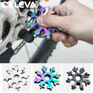 EKLEVA 18-in-1 Multifunction Torque Snowflake Wrench Alloy Steel Portable Universal Hexagonal Octagonal Screwdriver Household Tool