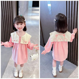 Setelan Cotton Jeans / Shandy Dress 1 - 4 Tahun Baju Dress Anak Perempuan Cewe Lucu Terlaris Murah