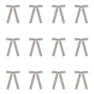 Elegant Velvety Twist Bowknot Christmas Tree Ornament Velvety Holiday Decors For Festival Home Office Decors