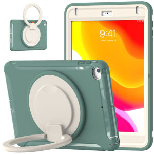 Casing For Apple iPad mini 1 2 3 4 5 6th Generation 7.9 8.3 Rotated Shockproof With Pencil Holder Case Cover