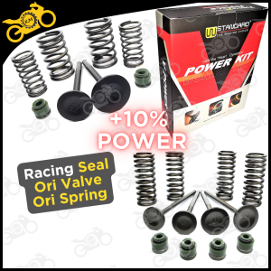 Wstandard V-Power Kit [EX5/DREAM/FUTURE/KRISS/WAVE/DASH/SRL/Z/SRE/LC/Y15/FZ/EGO/S/SMASH/GSX/FI/110/125/135/150] Engine Enjin Valve Spring Seal Set