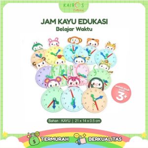Jam Kayu Anak Mainan: Mainan Edukasi Anak yang Berkualitas Tinggi