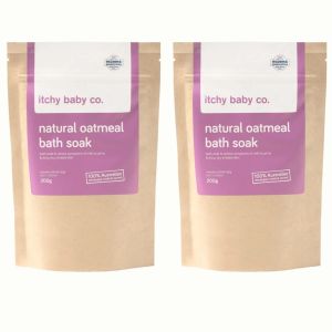 [Best Selling] Australia Itchy Baby Co. Natural Oatmeal Oat Bath Soak 200g | Itch-Relief Dry Eczema | Baby Children
