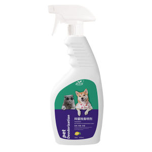 Furiri Dorrikey 500ml Pet Dog Cat Deodorant Antibacterial Spray Disinfection Spray Pet Remove Odor Urine Stains