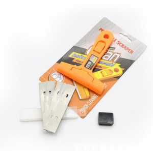 Glass and Tile Scraper Portable Cleaning Shovel Knife: 5pcs Blades Cleaning Tool