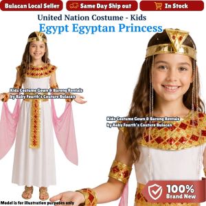United Nation Egypt Princess Costume National Attire for UN Events for Kids