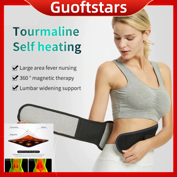 Guoftstars Waist Support Brace Belt Self Heating Magnetic Therapy Back Support Brace For 4029