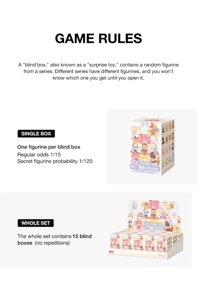 POP MART Celebrating the Moment POP MART 15th Anniversary Series