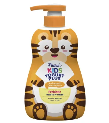 Pureen Kids Yogurt Plus Prebiotic Head to Toe Wash 700ML