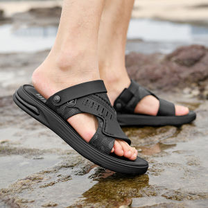 New comfortable summer breathable two cool beaches slipper comfortable anti-slip beach slipper sandal