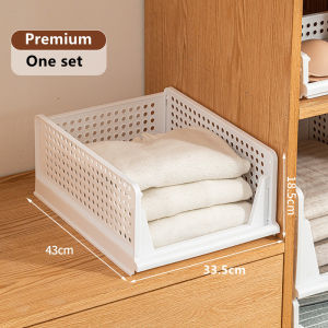 Multipurpose Stackable Drawer Rack Storage Cabinets Wardrobe Organizer Clothes Storage Box Rack Shirt