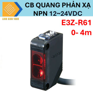 Cảm biến quang phản xạ NPN E3Z-R61 khoảng cách 0-4m 12-24VDC