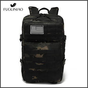Fuguiniao Capacity Men Army Military Tactical Large Backpack Waterproof Outdoor Sport Hiking Camping Hunting 3D Rucksack Bags For Men