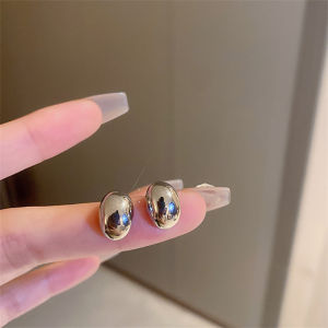 LYM Simple Pea Shaped Copper Alloy Drop Earrings For Woman Korean Stud Earrings Fashion Jewelry Goth Party Girls Accessories