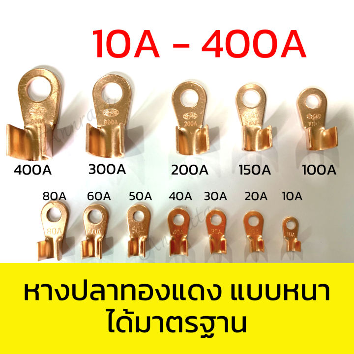 หางปลา ทองแดง หนา มาตรฐาน 10A 20A 30A 40A 50A 60A 80A 100A 150A 200A ...