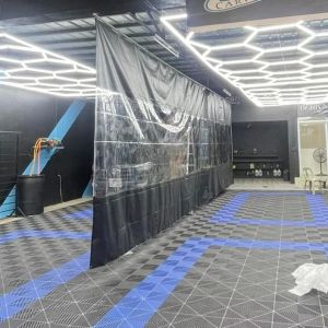 TRANSPARENT CARWASH CURTAIN TRAPAL MARUYAMA MADE RUBBERIZED