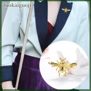 tuokaiguoji Hợp kim Retro Bee Trâm pins đối với phụ nữ quần áo cổ áo bên trang sức phụ kiện