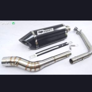 Kenalpot Racing R9 Valencia carbon untuk XRIBE CBR R15 GSX Vixion Cb MX Tiger Satria Sonic Verza dll