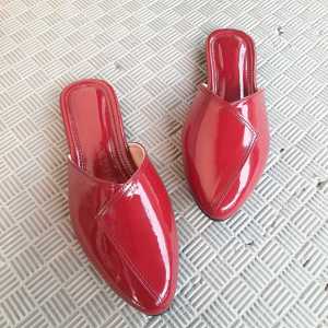 bryan Sandal Sepatu Wanita Slop Slip On Leather