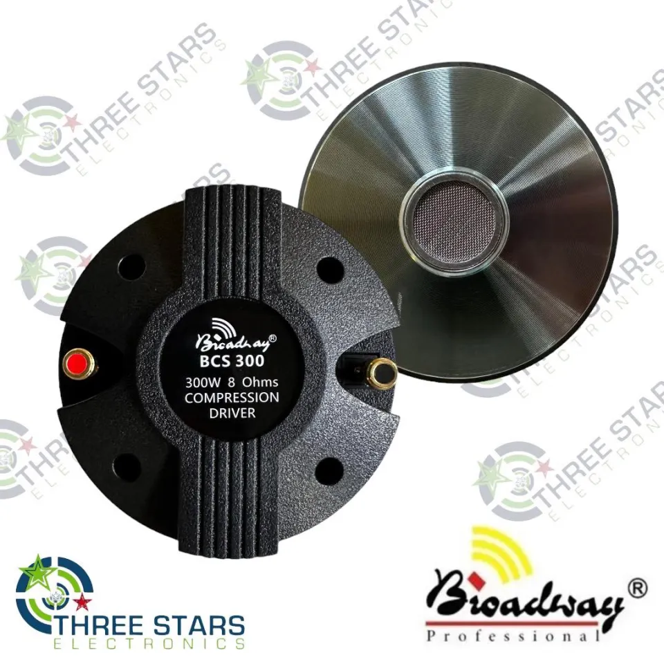 Broadway BCS-300 Compression Driver Unit 300 watts 8ohms Tweeter