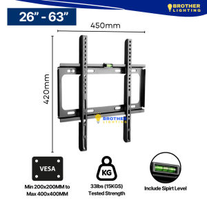 Universal TV Bracket 40" to 80" Inch Tv Wall Mount Bracket