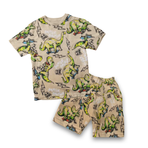 Paket Baju Kaos Setelan Anak Laki Laki Full Print Karakter Superhero keren Import Umur 1 - 10 Tahun