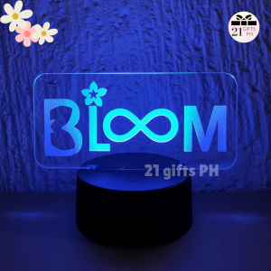 BINI PH design 3D Acrylic LED Lamp P-pop group logo Blooms