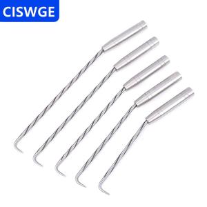 [COD] CISWGE AUTOPARTS Xây dựng móc chủ đề thép cây Tie dây Twister với móc thép không gỉ linh hoạt xoay tay ràng buộc thanh thép công cụ cầm tay