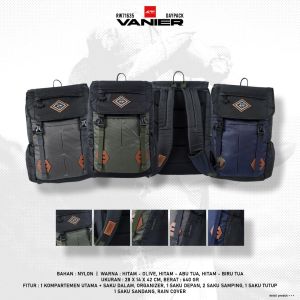 Tas Ransel Pria Vanier Daypack Arei Outdoorgear