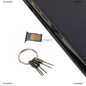 [COD] livestwef 5pcs Set SIM Card Eject Pin Key Tool Needle SIM Card Tray Holder Eject Pin for Mobile Phone Key Tool Card Pin Needle