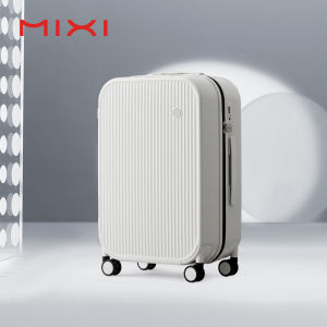 Mixi Striped Travel Luggage 16 Inch Carry On Luggage 20 Inch Cabin Size Luggage Lightweight Hand Carry Case 24-26 Inch PC Spinner Suitcase M9273
