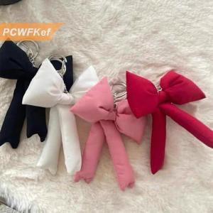 【PCWFKef】 Thời Trang Dễ Thương Bowknot Keychain Cho Phụ Nữ Cô Gái Ngọt Ngào Mát Túi Mặt Dây Chuyền Trang Trí Điện Thoại Chuỗi Trang Sức Phụ Kiện