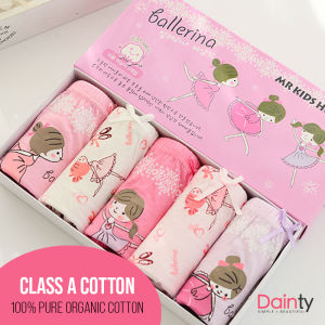 Girls Underwear Panties (5pcs) - Kids Ages 4-10 Disney Frozen Elsa Soft Cotton Comfortable Breathable | Dainty