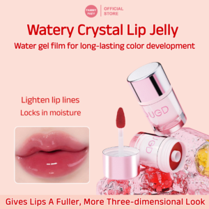 【FAMMY FAEY】Crystal Clear Light-Locking Lip Jelly Lip Glaze Lip Cream Whitening Lip Jelly Female Student Mirror Water Light Lip Gloss Jelly Glass Feeling