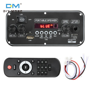 diymore DC 3.7-5V MP3 BT Decoding Board Portable Speaker Power Amplifier Board 2 * 10W With Power Amplifier Audio Motherboard Decoding Board