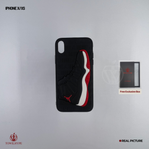 Softcase iPhone Bred Red Hype 3D 11 Xr 12 13 Pro Max 14 8 Plus Mini