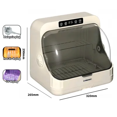 Baby Bottle Sterilizer Machine 3 modes UV Sanitizer Dryer Steamer 奶瓶消毒器烘干