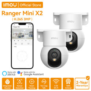 IMOU Ranger Mini × 2PCS Integrated-Bracket Indoor Camera CCTV Security Cameras Smart Color Night Vision