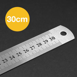 Stainless Steel Measuring Double-sided Scale Ruler 30cm/60cm High Quality School Supplies for Measur School Supplies Office Supplies
