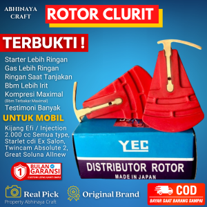 ROTOR CLURIT KIJANG EFI 2000 CC STARLET CDI 1.3 TWINCAM GREAT COROLLA SOLUNA ALL NEW