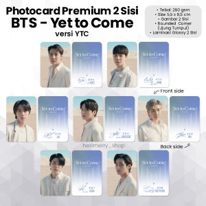 (ISI 7 PCS) Photocard BTS PROOF - Photo card Premium 2 Sisi Kartu Kpop Merch Unofficial
