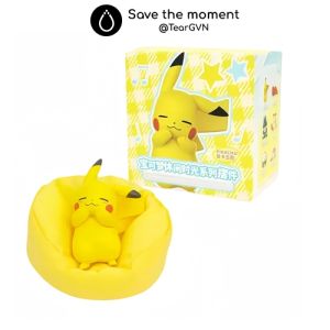 Mô hình Pokemon Leisure Time chính hãng Langbowang gồm Pikachu Charmander Meowth Rowlet Slowpoke Munchlax